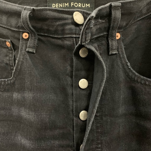 Aritzia The Joni High Rise Ripped Black Jean size 30 - Picture 4 of 5